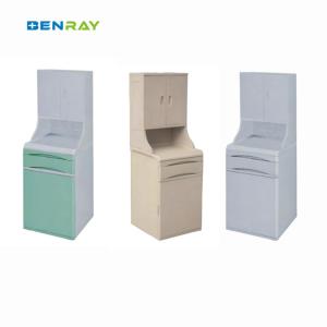 China Hospital Stainless Steel Medical Bed Side Cabinet Locker With 2 Side Towel Hanger wholesale