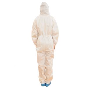 China Free Sample Disposable Hooded Coveralls With Pp / Sms / Sf Material wholesale