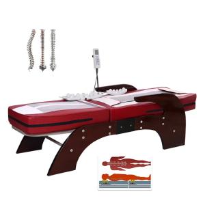 China Thermal Therapy Jade Roller Massager Table Electric Automatic Heating Stone Chiropractic Medical Spa Infrared Massage Bed wholesale