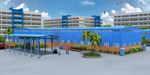 China ISO Certified Prefabricated Steel Structure Warehouse 1000 Square Meter wholesale