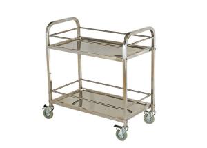 China Stainless Steel Kitchen Equipment , 2 / 3 Tiers Mobile Stainless Steel Kitchen Cart wholesale