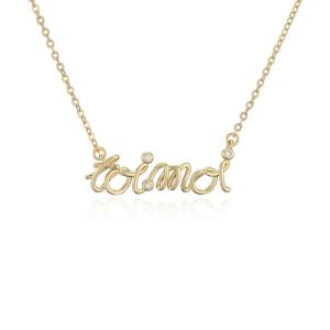 China Synthetic CZ Womens Fashion Pendant Necklaces OEM Classic Initial Necklace wholesale