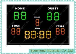China Electronic digital football scoreboard with time display wholesale