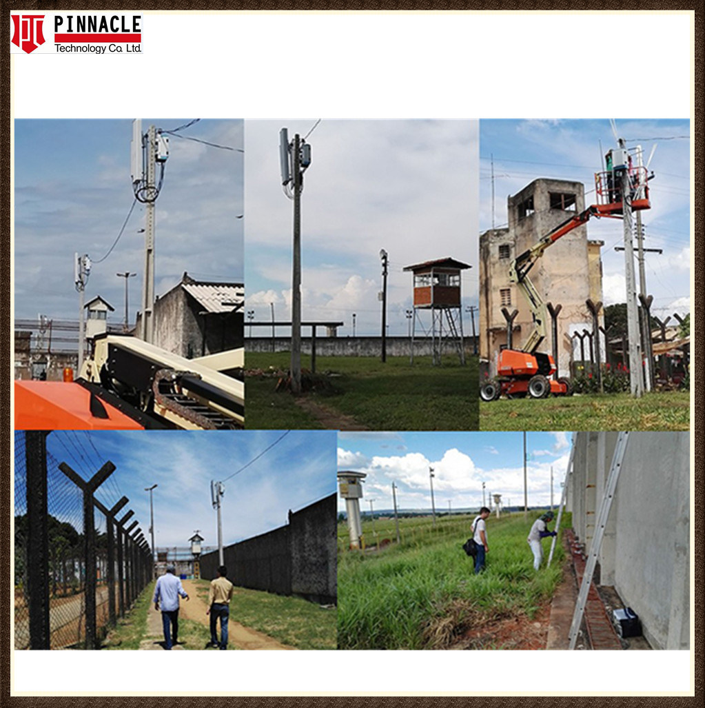 Higher Power GPS 2g 3G 4G WiFi 5g 2.4G UHF VHF 5.8g Prison Milita-Ry Outdoor Waterproof Cell Phone Signal Jammer with Remote Control Via Ethernet