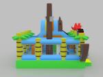 Boat Shaped Inflatable Castle Children'S Balloon Birthday Party Bounce House