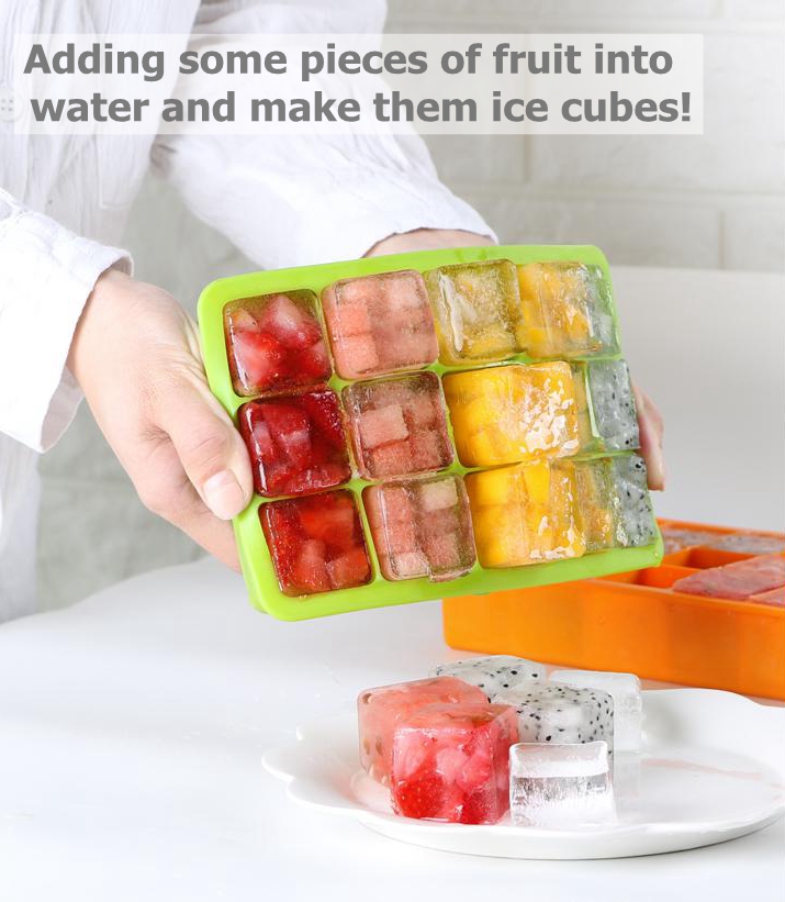 Large bpa free giant square whiskey chocolate rubber silicone ice cream maker ice cube tray shapes