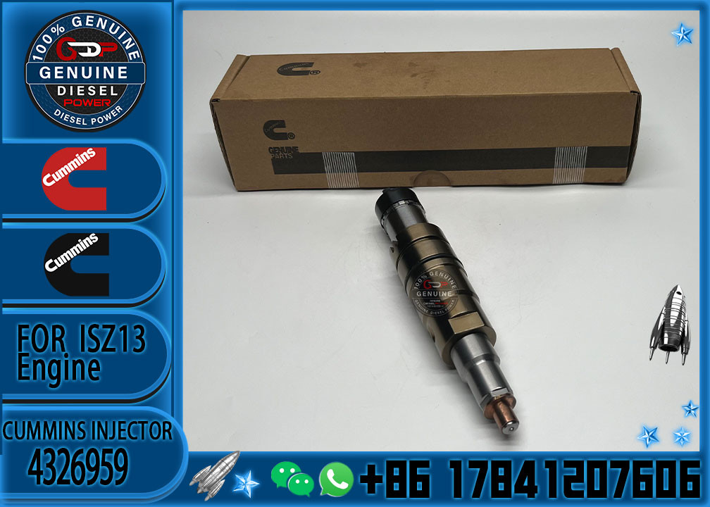 Original new Diesel Fuel Injector 4955080 2872544 For Cummin ISZ13 QSZ13 Engine Parts 4326959