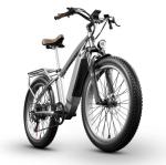 15Ah Hidden Battery Fat Tire Mountain E Bike 48V 500W Motor 26 Inch Electric