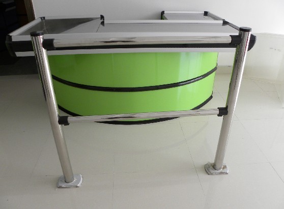 Supermarket Gate Four Arm Turnstile Tunrstile QSJCKQ Supermarket Security Access shop security gate/ security fence