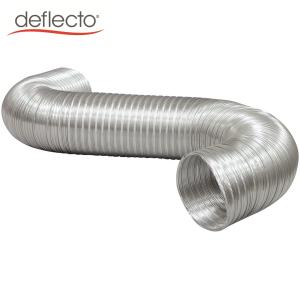 China Deflecto Semi Rigid Aluminum Duct HVAC Parts 8 Ft 80mm Flexible Ducting wholesale