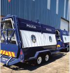 Hot Dipped Galvanized Razor Wire Trailer 1000w Motor