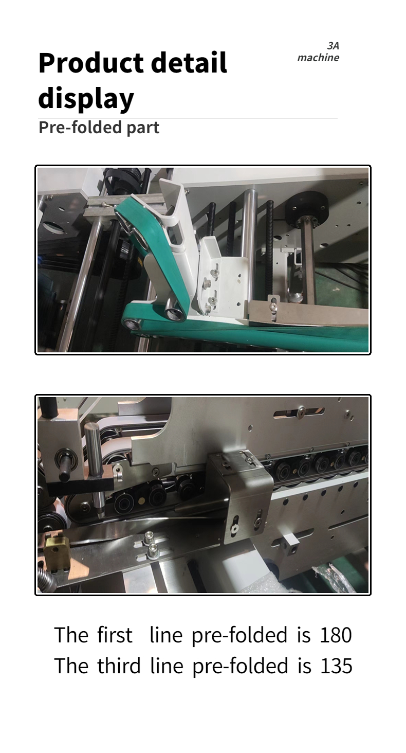 CQT 900YG-2 Pre-folded Bottom Lock Double Pieces Auto Corrugated Board Folder Gluer Flexo Folder Gluer Machine