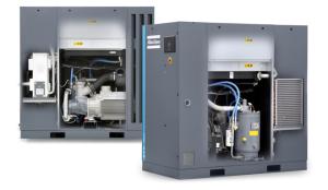 China Aluminum Alloy Rotary oil injected Atlas Screw Air Compressor Ga55 wholesale
