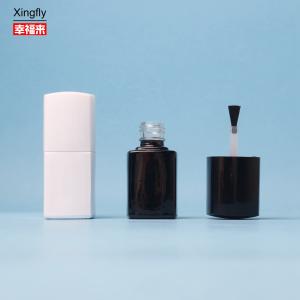 China 5ml Nail Polish Bottle Empty Clear Glass Nail Polish Bottle With Brush And cap wholesale