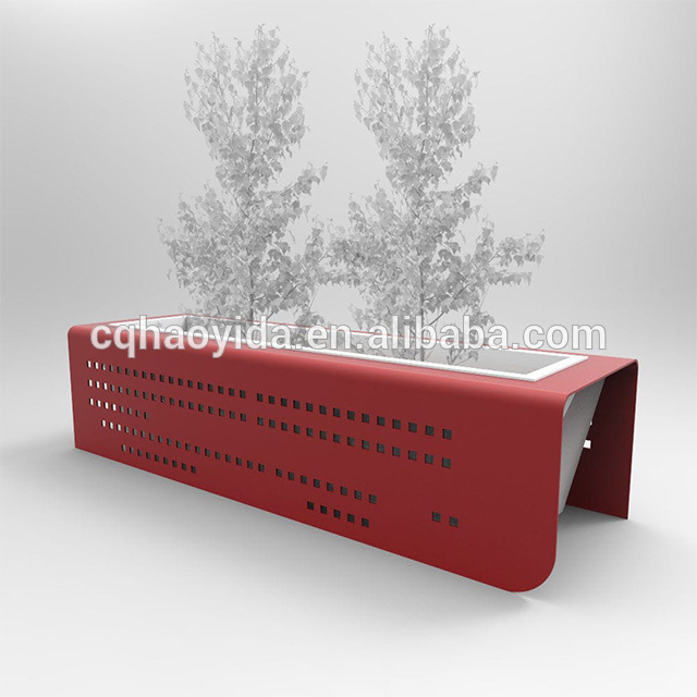 Waterproof L1490xW500xH400mm Garden Metal Flower Pots