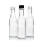 150ml Round 5oz Hot Sauce Bottles Glass Seasoning Bottle