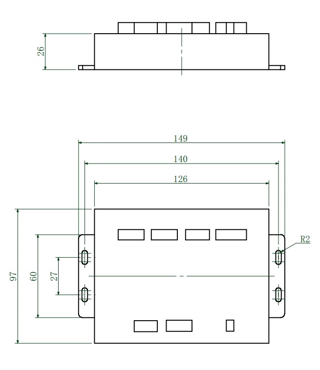 24 Bit Load Cell Amplifier IP64 5000hz Strain Gauge Signal Conditioner 10-1280 Times/Sec