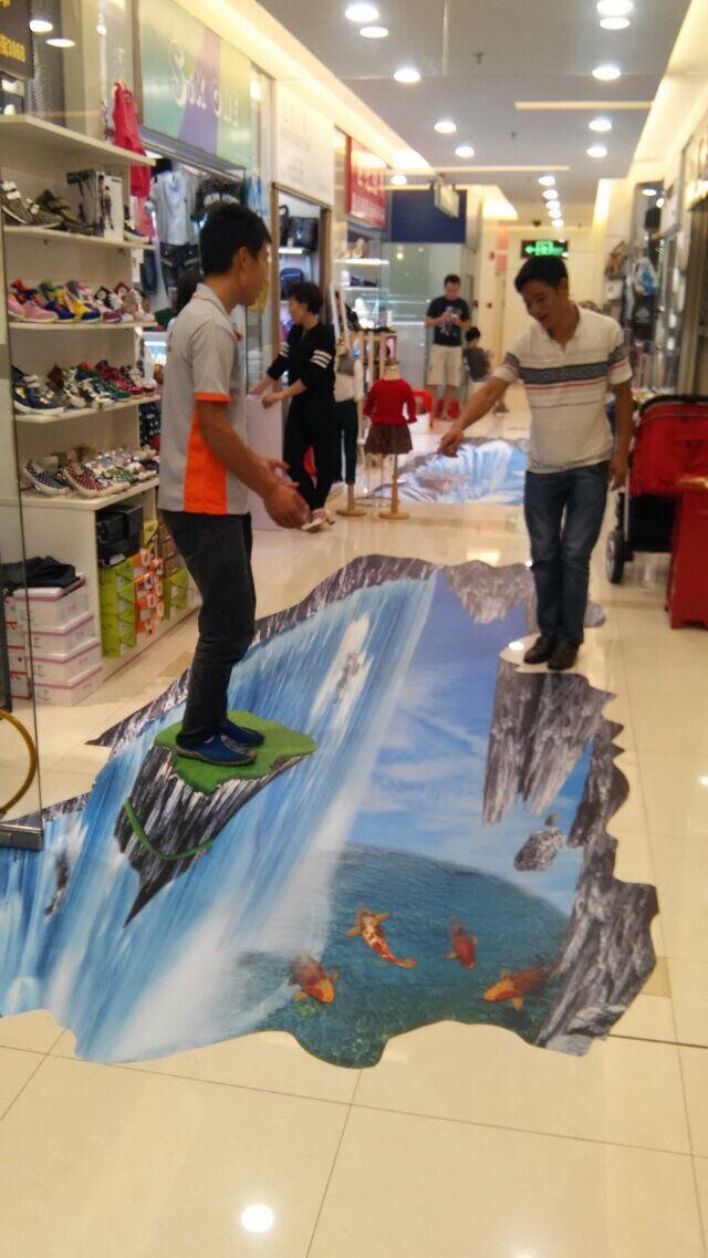 custom 3D floor sticker