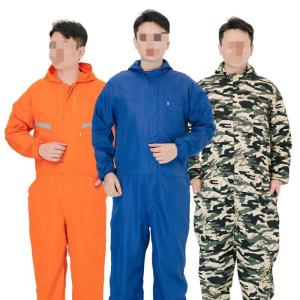 China Industrial One Piece Work Clothes Blue Coverall Labor Protection Clothing Dust Proof For Men wholesale