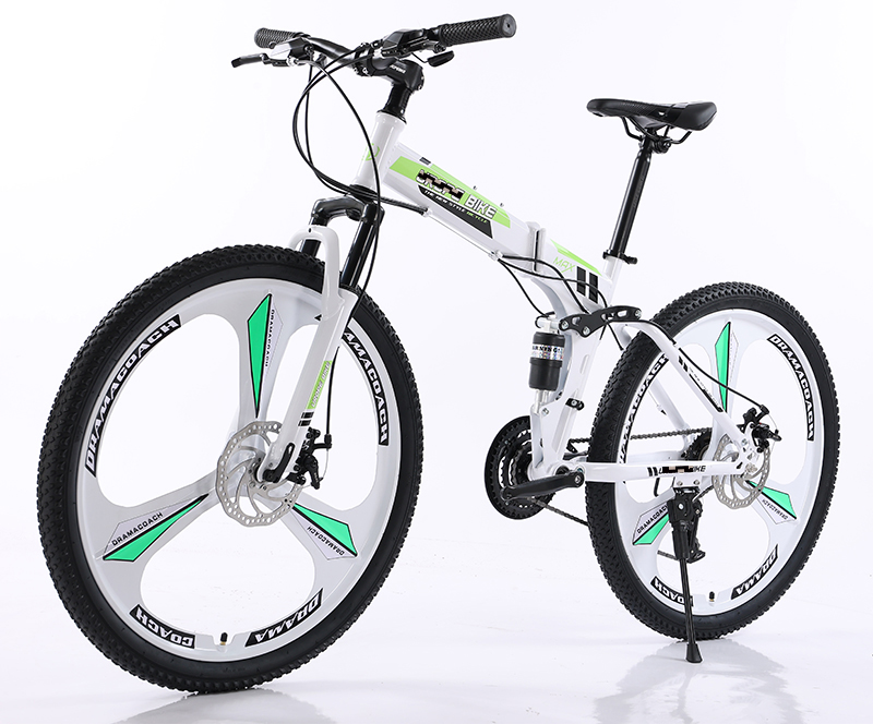 Custom Steel Fork Material Mountain Bikes with Full Suspension and Foldable Design L-TWOO A2 FD 3 Speed Front Derailleur