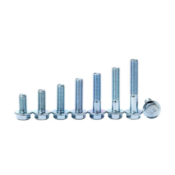 Hot Sale Din6921 Stainless Steel 304 316 Hexagon Flange Bolt Grade 8.8/10.9 /12.9 Customization High Quality