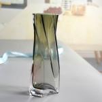 3 Size Warped Grey Color Tall Centerpiece Vases