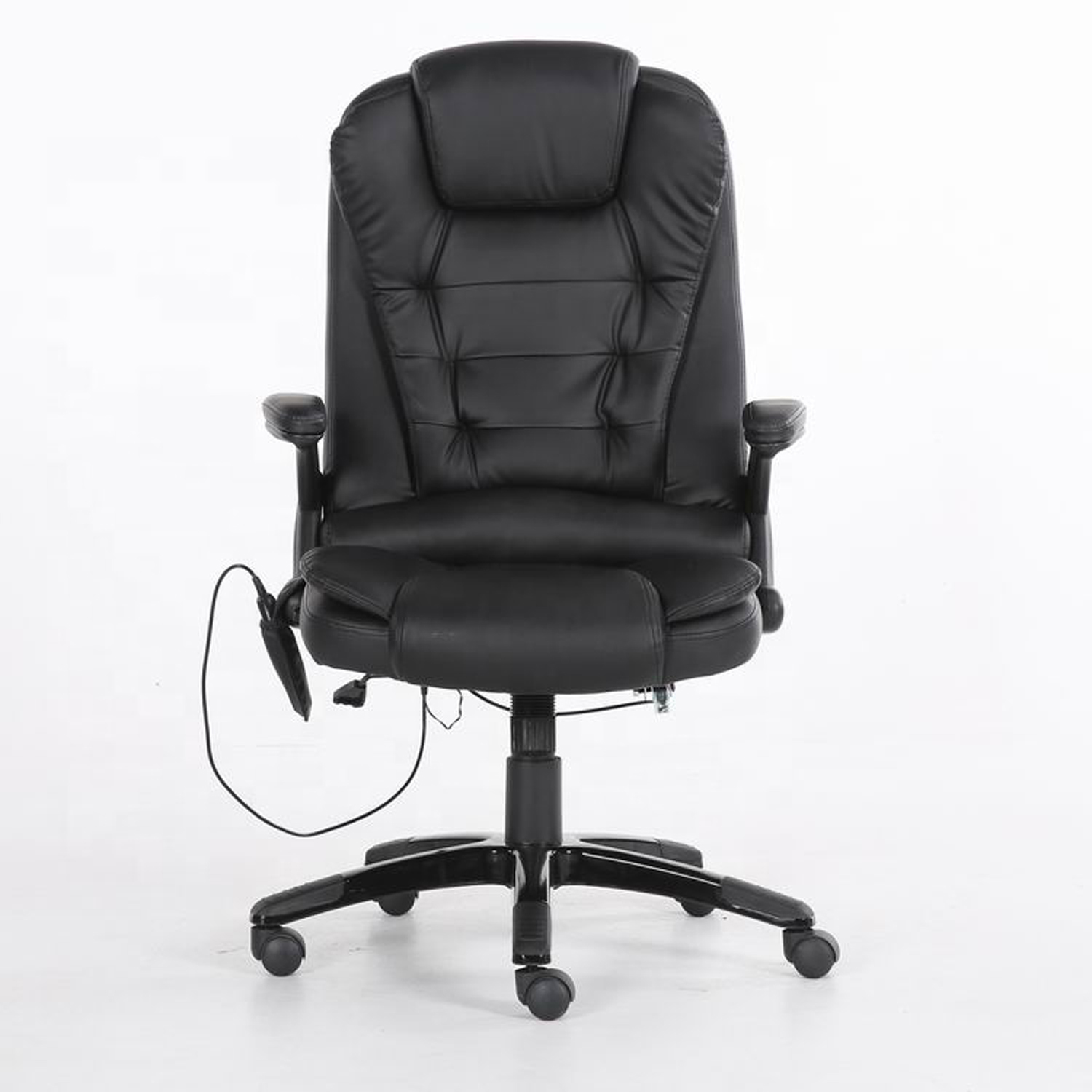 Commercial Furniture Classic Boss Office Chair with Massage Footrest in PU Leather
