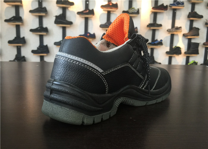 Heat Resistant Industrial Work Boots Second Layer Leather Slip On Steel Toe Shoes