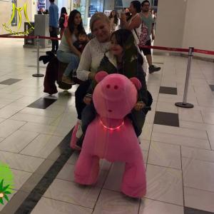 China Hansel amusement games walking battery animal electric ride on toys wholesale
