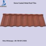 German Lightweight Stone Chips Coated Type Steel Roofing / Metal Galvanized