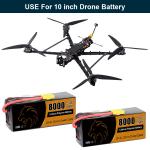 Manufacturer High-Performance 6S2P FPV Drone Battery Pack 22.2V UAV Batteries