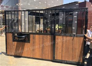 China Metal Horse Equipment Horse Stall Panels Equestrian House Stable Stall Doors wholesale