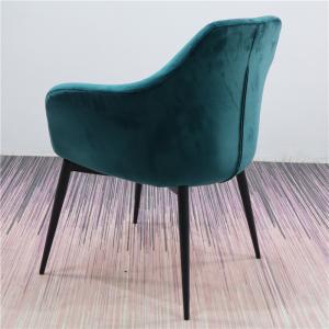 China Home Use Elegant Fabric 17.3kg Painted Dining Chair wholesale