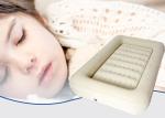 Travel Flocked Child Air Bed Small Size Inflatable Outdoor Furniture Beige Kids