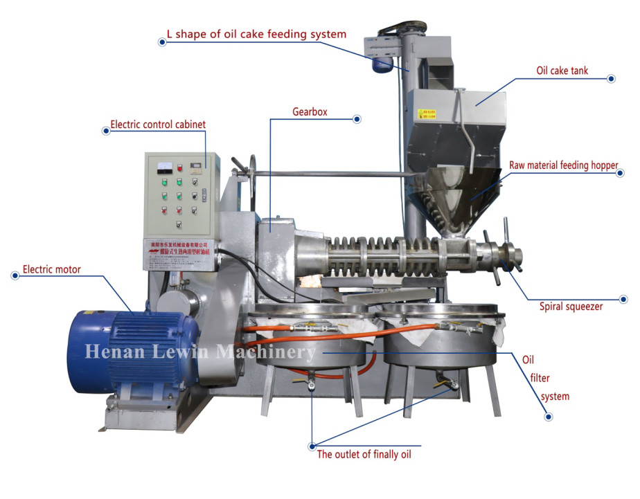 Low Price Screw Cold And Hot Automatic Oil Press Machine For Peanut