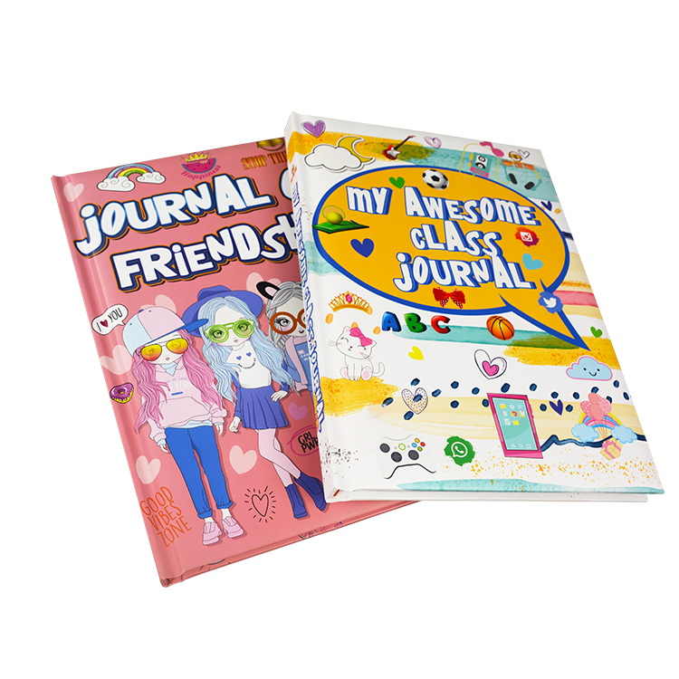 OEM A5 Hardcover Custom Notebook Printing 142mmx210mm Size