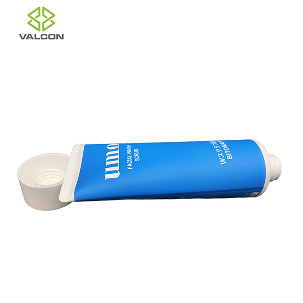 End Sealing Empty Lotion Tubes , Cream Tube Packaging 150 ML Facial Wash