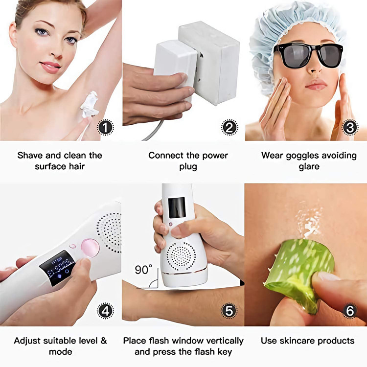 Permanent 5 Level Ice Cold Mini FDA Approved IPL Hair Removal