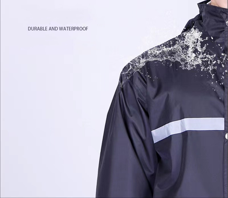 Motorbikes Rider Fluorescent Rain Suit OEM Fluorescent Rain Gear
