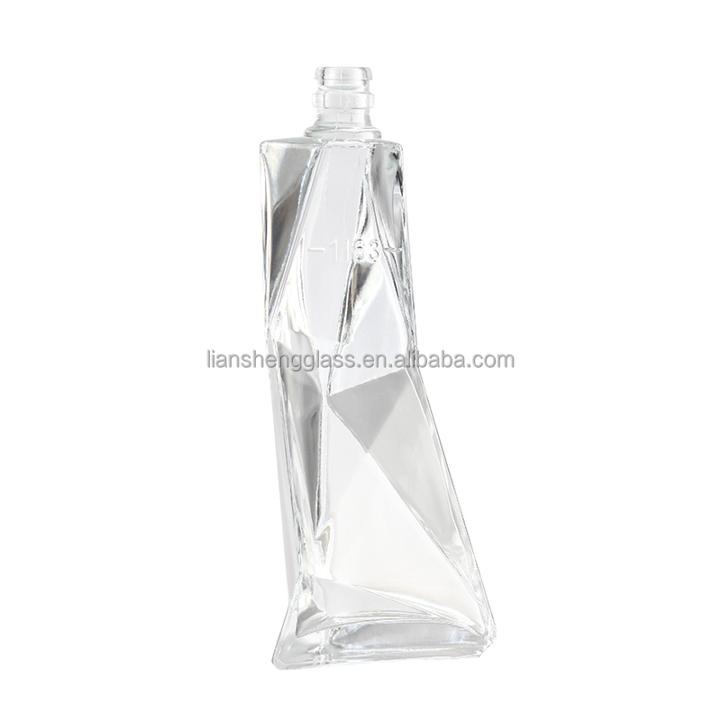 500ml 750ml 1Lit Clear Glass Bottle for Alcoholic Beverage Liquor Juice Whiskey Wine
