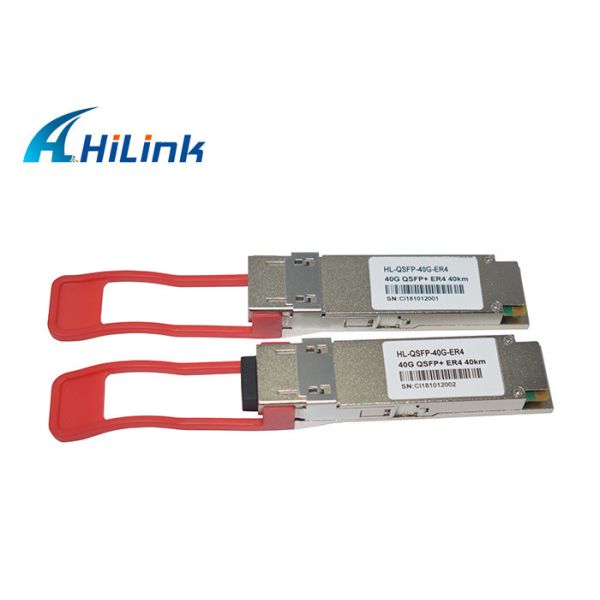 Duplex LC Connector QSFP+ Transceiver 40G Dual LC QSFP-40G-ER4 40km 1270~1330nm CWDM4