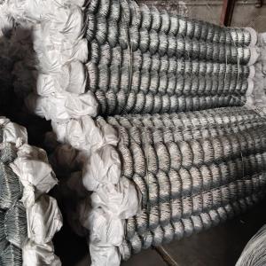 China Galvanized Chain Link Fence Powder Coated Finish Varying Post Length for Durable Protection wholesale