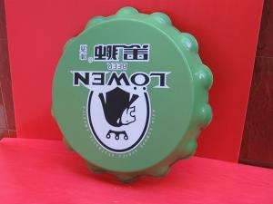 China Advertisng outdoor light 3D acrylic square billboard for wholesale;luxury standard for exp wholesale