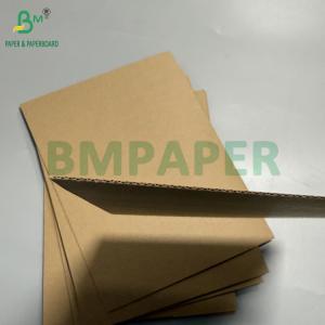 China 3 Ply Micro Corrugated Cardboard Sheets Kraft Brown N Flute G Flute 70 X 100cm wholesale