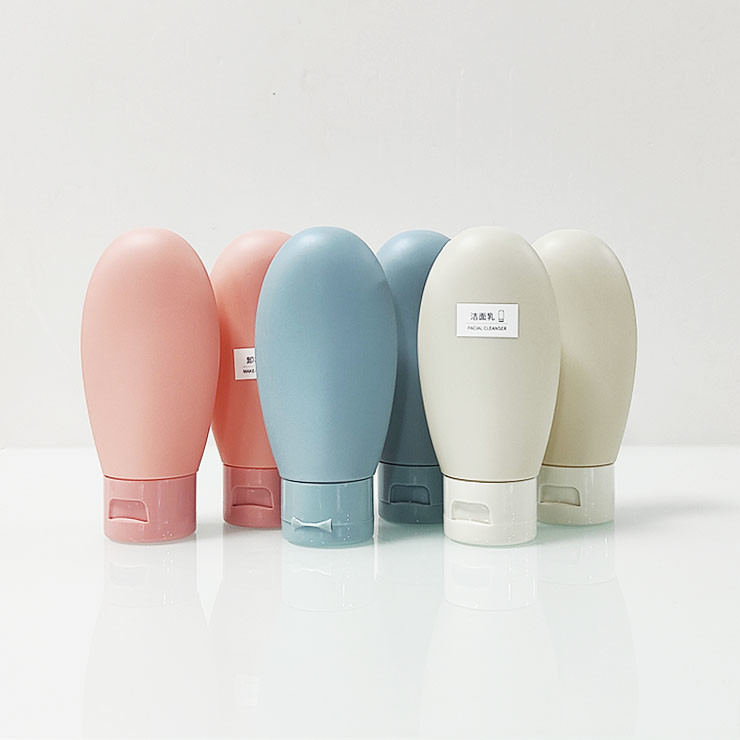 Flip cap 60ml Empty Lotion Squeeze Tubes Hand Cream Tube Packaging