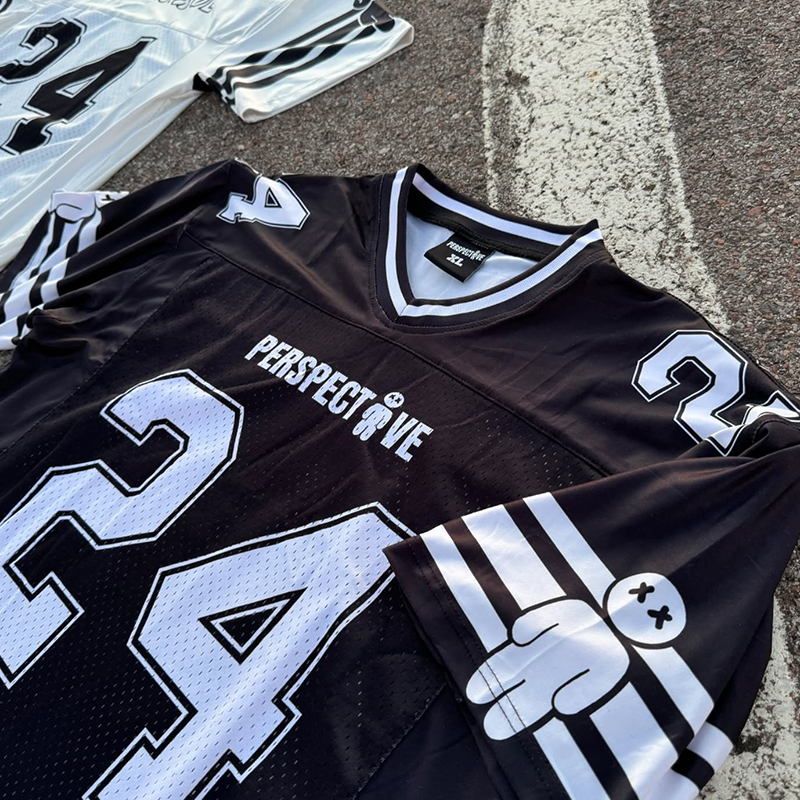 Custom Clothing Manufacturers Dtg Printed Mesh Quick Dry Cropped Oversized Jersey t Shirt Football Baseball Jersey Shirt for Men