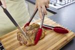 9Inches 12Inches Stainless Steel Food Tongs with Silicone Tips /Silicone Food