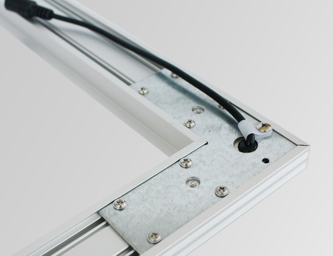 45W Invisible Square Linear LED Light For Ceiling Lighting 600x600mm 100lm/w