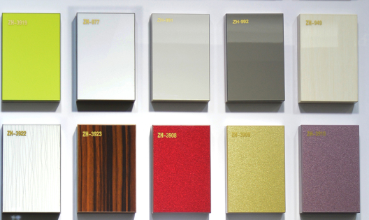 High Gloss Laminate Compressed Fibre Cement Board For Building Decoration