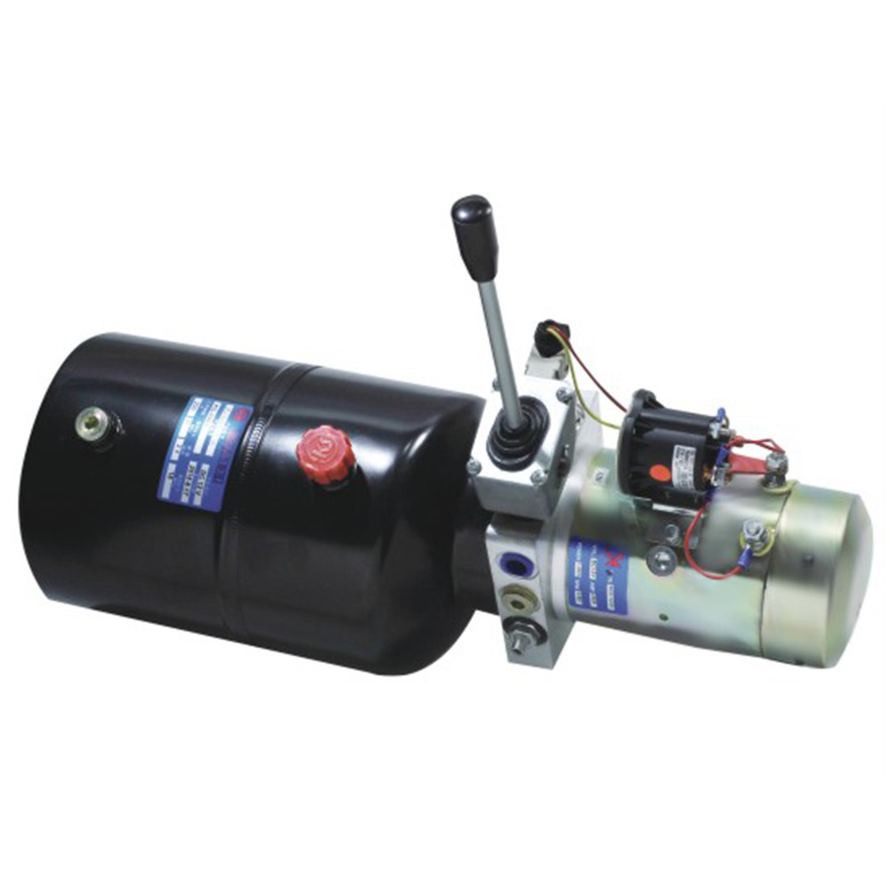 24v Dc Single Action Forklift 12 Volt Hydraulic Pump Motor Units